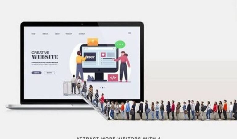 Attract more visitors with a creative website