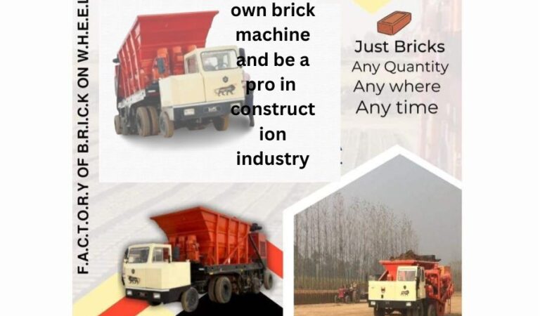 Buy your own brick machine and be a pro in construction world.