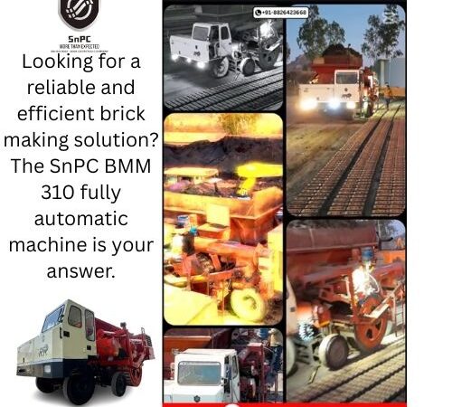 From raw materials to finished bricks, automatically! The SnPC BMM 310 handles it all.