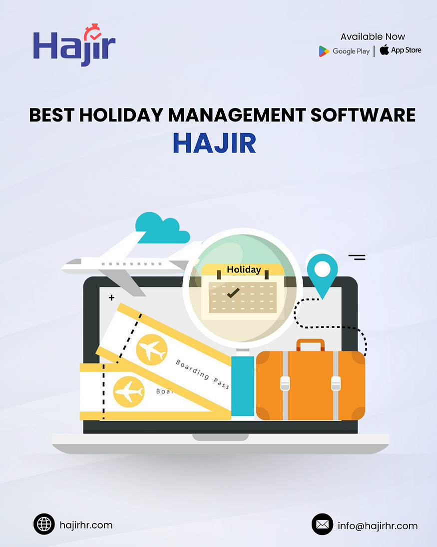 Simplify employee holiday scheduling, requests & policies with Hajir’s smart Holiday Management Software. Trusted by 1,600+ organisations.